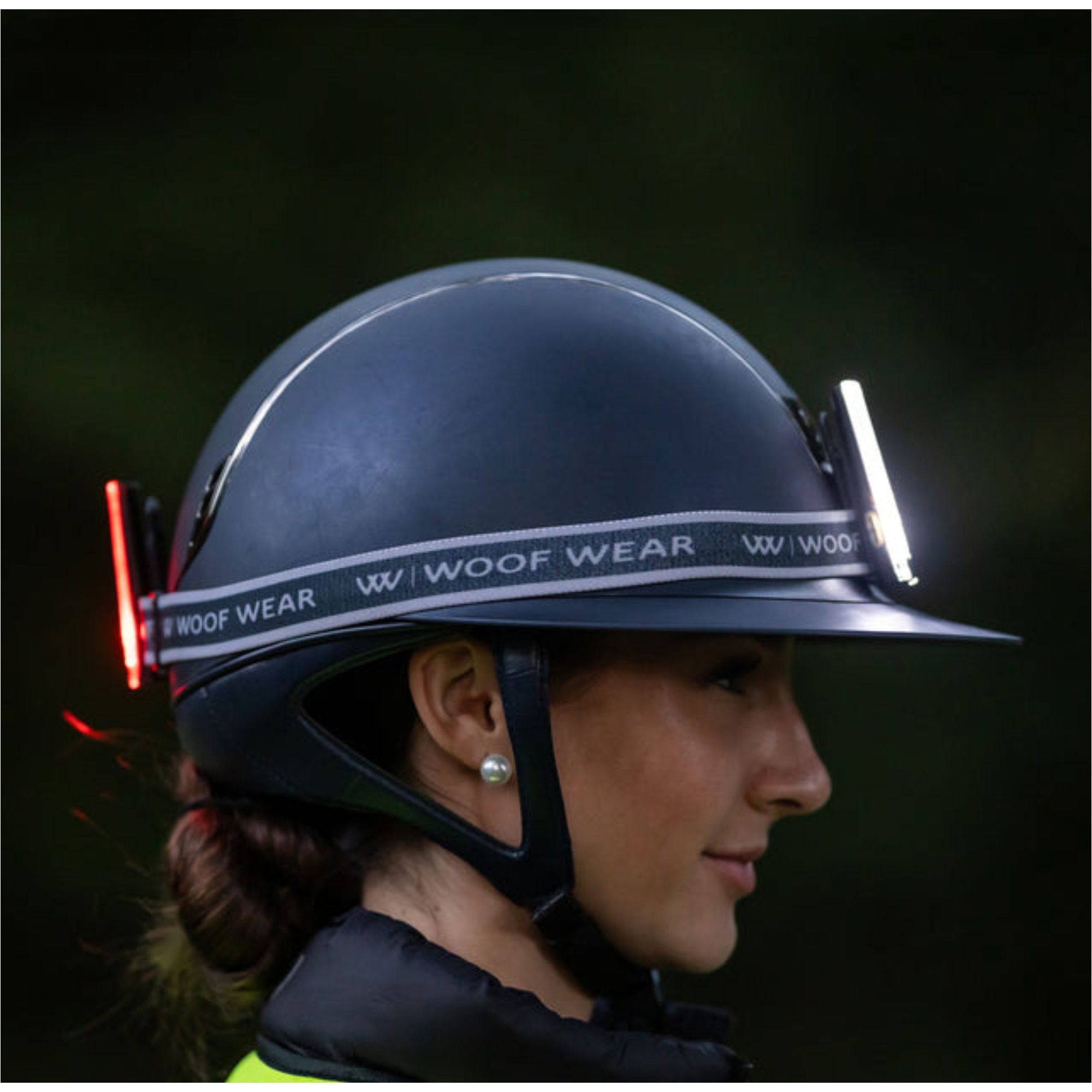 2025 Woof Wear 3-In-1 Rider Safety Lights WS0048 - Red / White